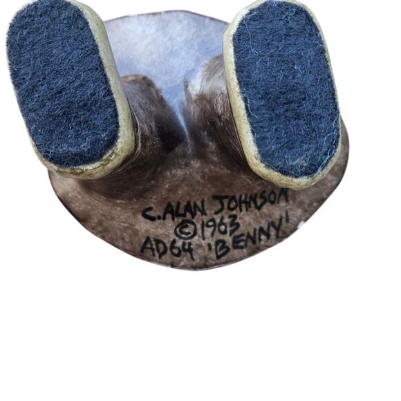 Vintage Intuit Figurine Set C,Alan Johnson Alaska Eskimo Benny 1963 Dinah 1982 - Picture 7 of 10